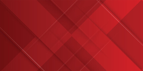 Abstract simple dark red gradient illustration background with 3d look overlap square with shadow and line pattern. Cool design and luxury. Eps10 vector