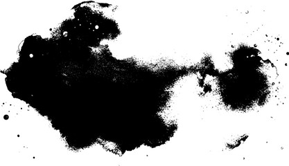 Grunge Ink Splatter Texture Background Vector