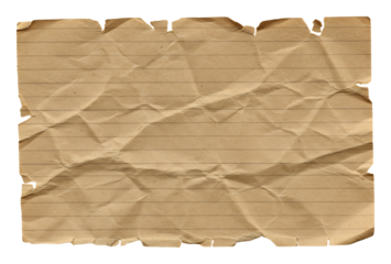 古びた紙、深く皺寄る、味わい深い質感