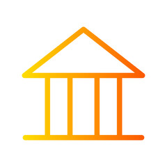 bank gradient icon