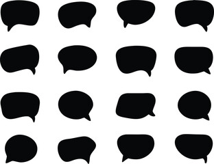 Speech bubbles collecion. Vector illustration