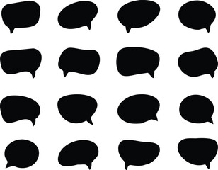 Fototapeta premium Speech bubbles collecion. Vector illustration