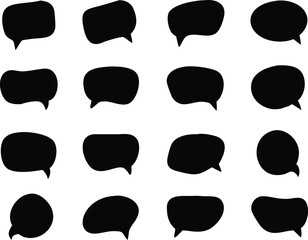 Speech bubbles collecion. Vector illustration