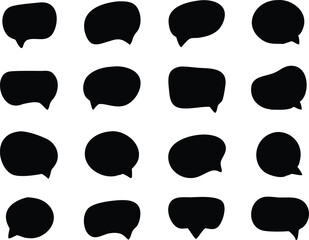 Fototapeta premium Speech bubbles collecion. Vector illustration