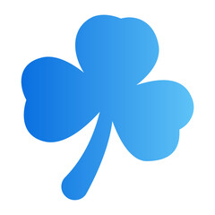 clover leaf Gradient icon