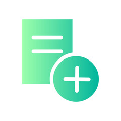 add file gradient icon