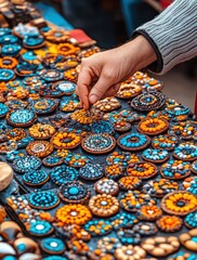 Handcrafted Beaded Trinkets Market Stall