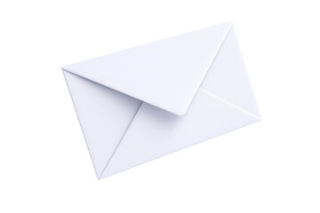 A Blank White Envelope on a Textured Background Perfect for Correspondence Mockups and Mailing Concepts