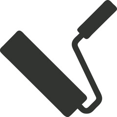 Paint roller simple icon. Vector illustration