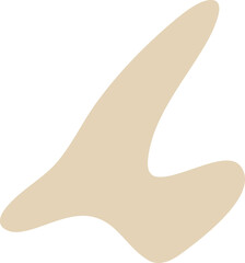 Liquid organic boho style design element