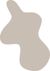 Liquid organic boho style design element