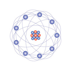 atom with molecule