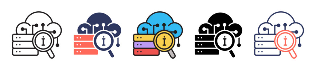 Information Management multiple icon