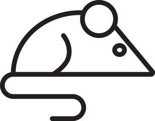 Vector illustration of a mouse
