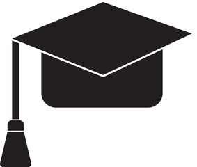 Vector illustration of a graduation cap