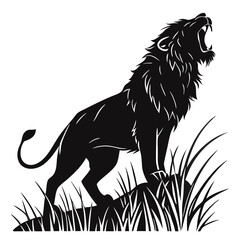 Roaring Lion Silhouette