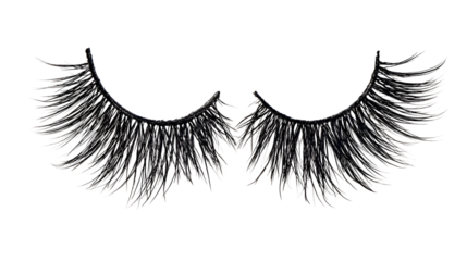 Dramatic False Eyelashes Black Featherlike Design Beauty Makeup