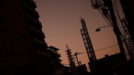 夕暮れの景色