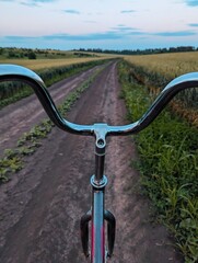 bicycle on the road 