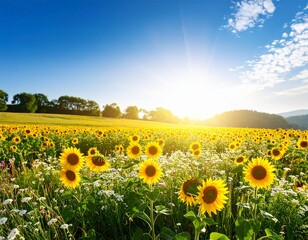 field of sunflowers