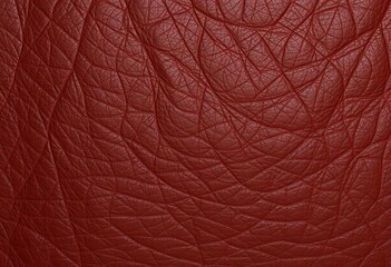 Fototapeta premium Rich, deep brown leather texture with subtle wrinkles and creases, ideal background, chocolate, photography