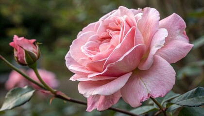 pink rose in garden