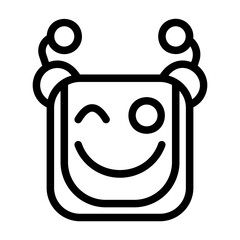 icon pack containing emojis of a robot, expressions, facial shapes and gestures