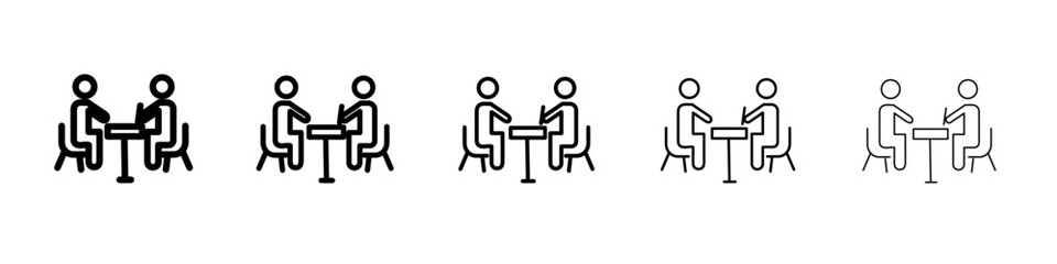 Contract signing icon black and white vector sign