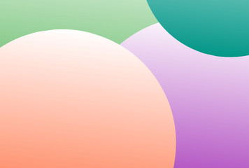 Colorful circle background