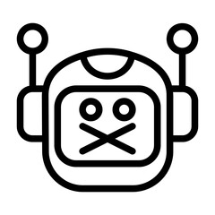icon pack containing emojis of a robot, expressions, facial shapes and gestures