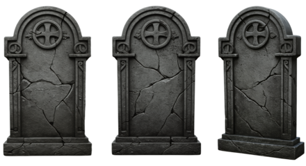 Halloween Tombstone Prop – Transparent Background