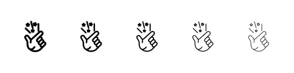 Easy icon black and white vector sign