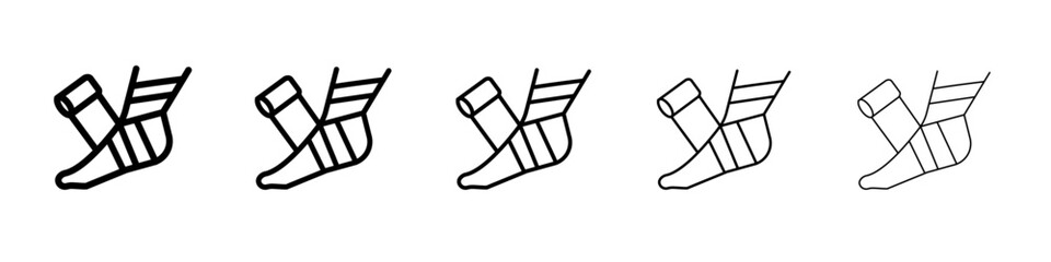 Fototapeta premium Elastic bandage icon black and white vector sign