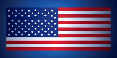 Fototapeta premium American flag graphic design illustration