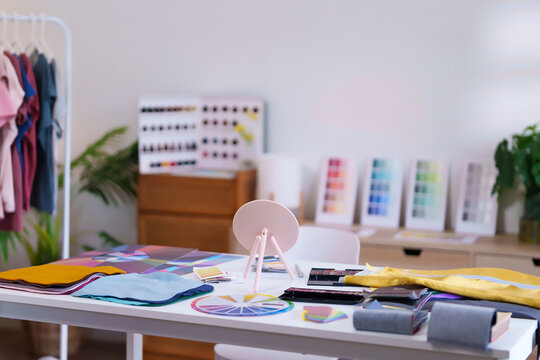 Personal Color Analysis Tools & Swatches for Fashion Design Wardrobe Consultant and Interior Stylist Professional Services Palette Matching