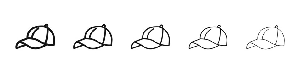 Hat Icon black and white vector sign