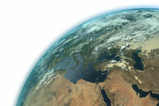 Fototapeta Composite image of planet Earth
