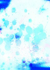 Mixture of paint color, Close-up