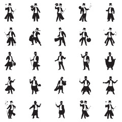"High-Resolution Vector Illustration of a Magician Performing Magical Illusions with Sparkling Stars and Mystical Aura for Fantasy and Entertainment Designs. Thank You . 
