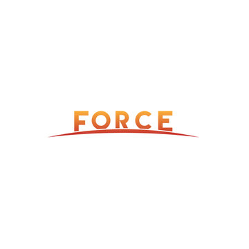FORCE Logo｜力とエネルギーを表現したグラデーションロゴ