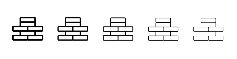 jenga icon black and white vector sign