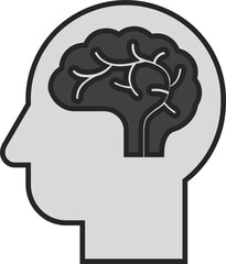 考えるグラフィックアイコン素材イラスト