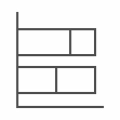 Bar graph on white background © vectorfusionart