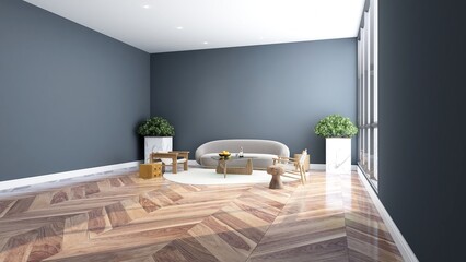 office wooden lobby waiting room for company wall logo mockup