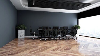 modern office meeting room for company logo mockup