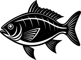 fish on a white background