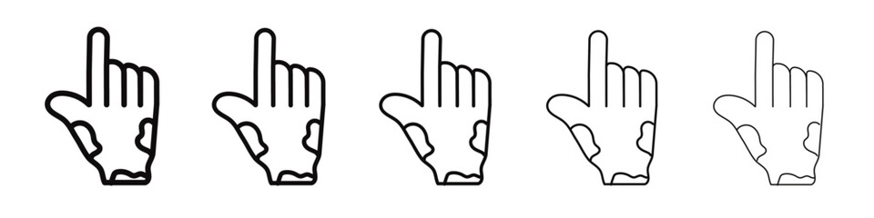 mottled skin icon black and white vector sign