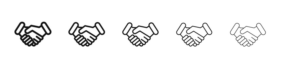 Partner icon black and white vector sign