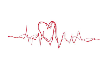 Heartbeat EKG Graphic Design
