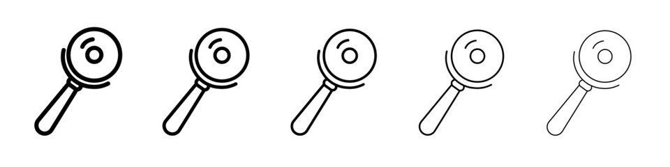 Pizza Slicer icon black and white vector sign